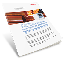 Limits of Detection in High-Purity Copper