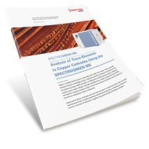 Analysis of Trace Elements in Copper Cathodes