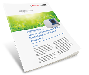 Analysis of Plant Materials