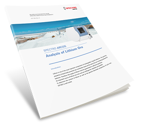 Analysis of Lithium Ore