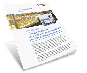 Elemental Analysis of Edible Oils and Fats by ICP-OES with Dual Side-On Plasma Observation