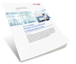 Analysis of Trace Elements in Diluted Sulfuric Acid