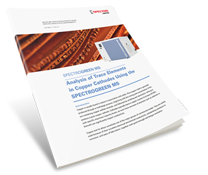 Analysis of Trace Elements in Copper Cathodes