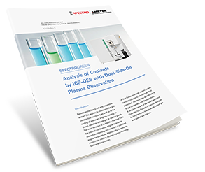 Analysis of Waste Water by ICP-OES with Dual Side-On Plasma Observation