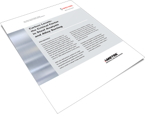 Carbon Levels: The Critical Factor in Analyzing, Inspecting and Sorting Steel Alloys