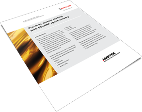 Precious metals testing with ED-XRF spectrometry