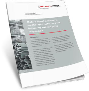 Scrap Metal Sorting with the SPECTRO xSORT Handheld XRF Spectrometer