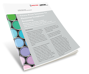 Elemental Compliance Screening with Handheld XRF